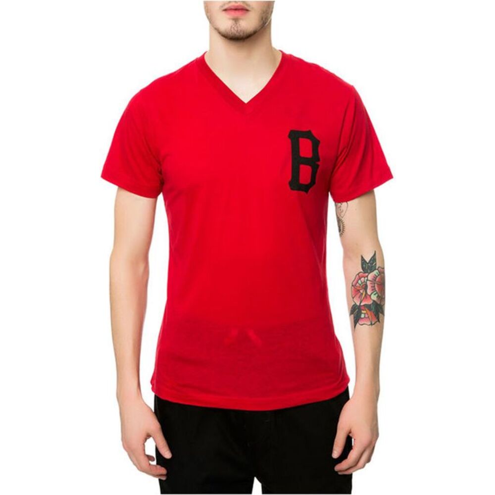 Black Scale Mens The B Logo V Neck Graphic T-Shirt, NWT